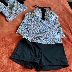 South Point, Woman’s Plus Size Tankini Top or Bottom Shorts